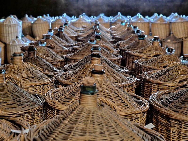 vieillissement en bonbonnes